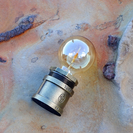 曙MUSE｜悠蒼青-觸控金屬水管桌燈禮盒