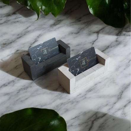 曙MUSE｜單層磚紋水泥名片架