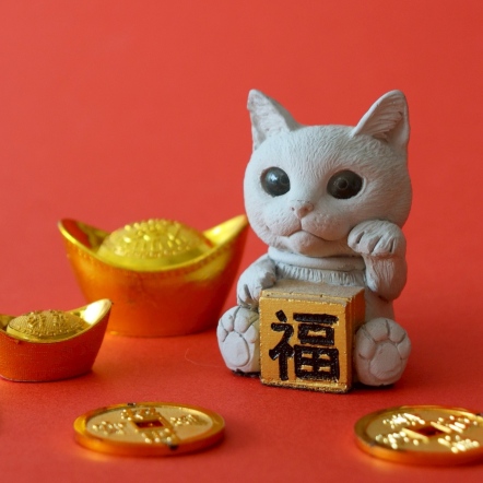 曙MUSE｜迷你招福貓擺飾