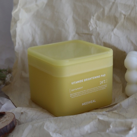MEDIHEAL 維他命美白提亮保濕棉片100入