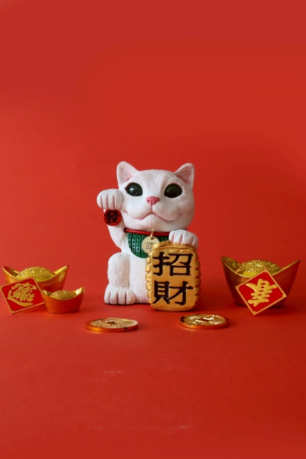 小發招財貓擺飾