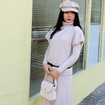 三件套高領套裝